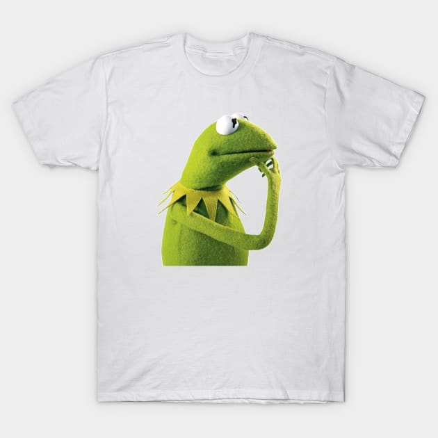kermit He thinks of a plan T-Shirt by The Teehive